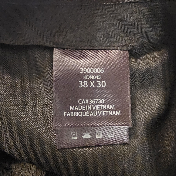 Blue Kenneth Cole Reaction Men's Grid Dress Pants - Picture 7 of 11